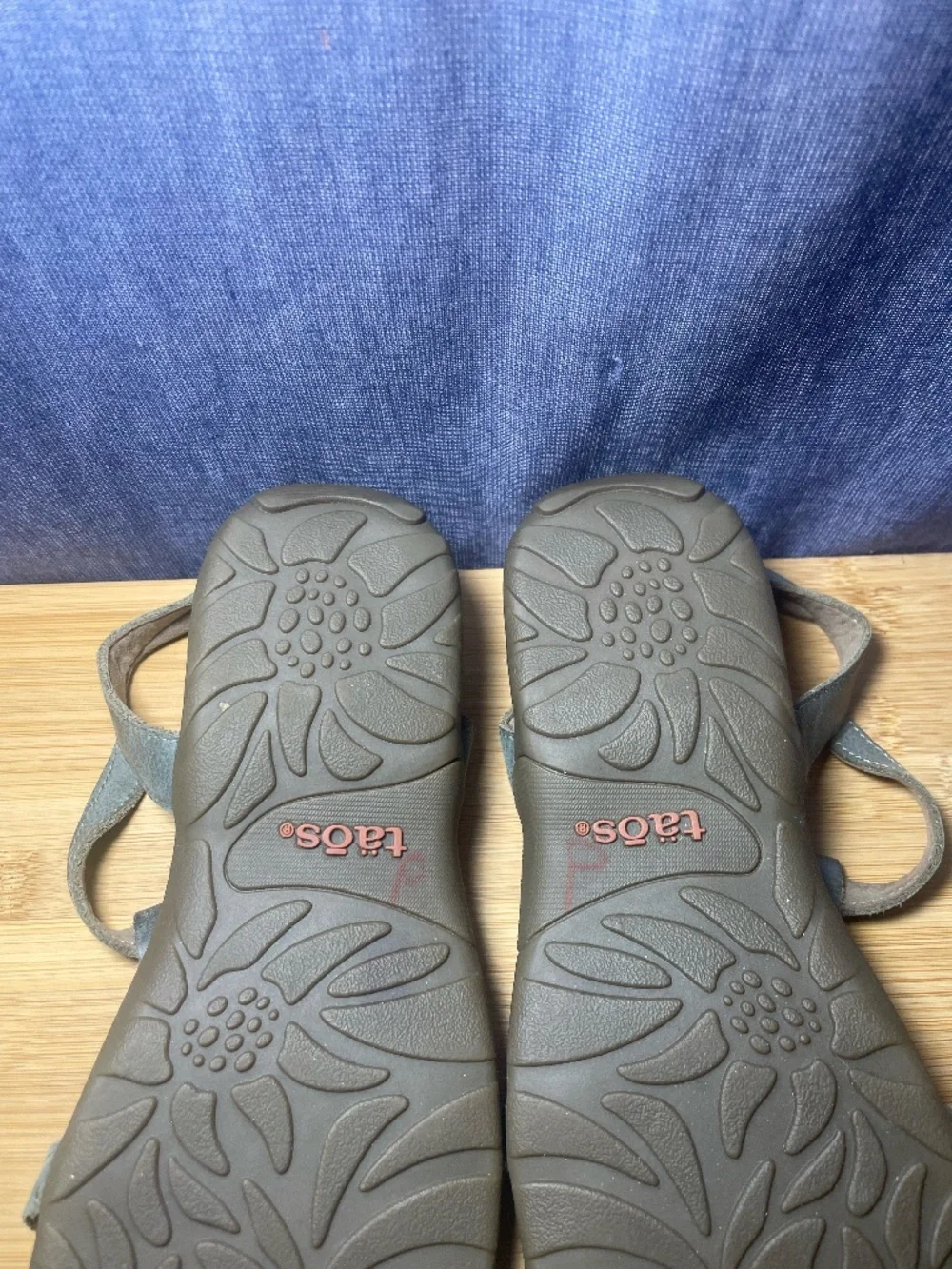 Taos Trophy Green Leather Gladiator Sandals Shoes Sz 8 EU 39 Tro-12020 NICE!